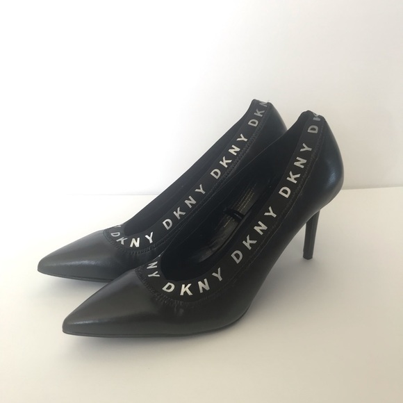 dkny black pumps